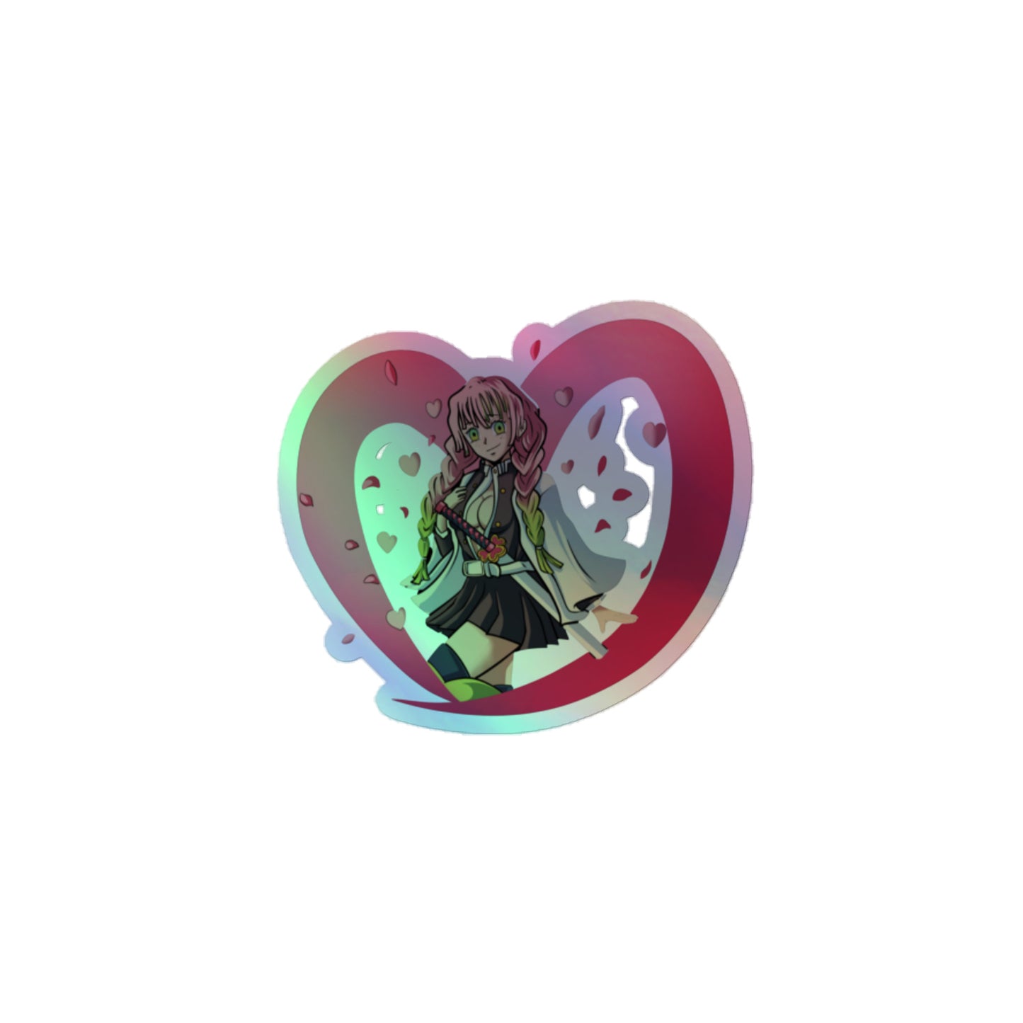 Symbol Of Love Holographic stickers