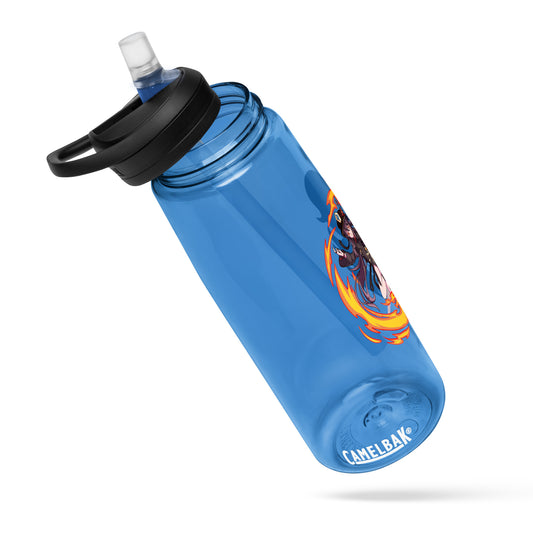 Firey Funeral Director Sports water bottle