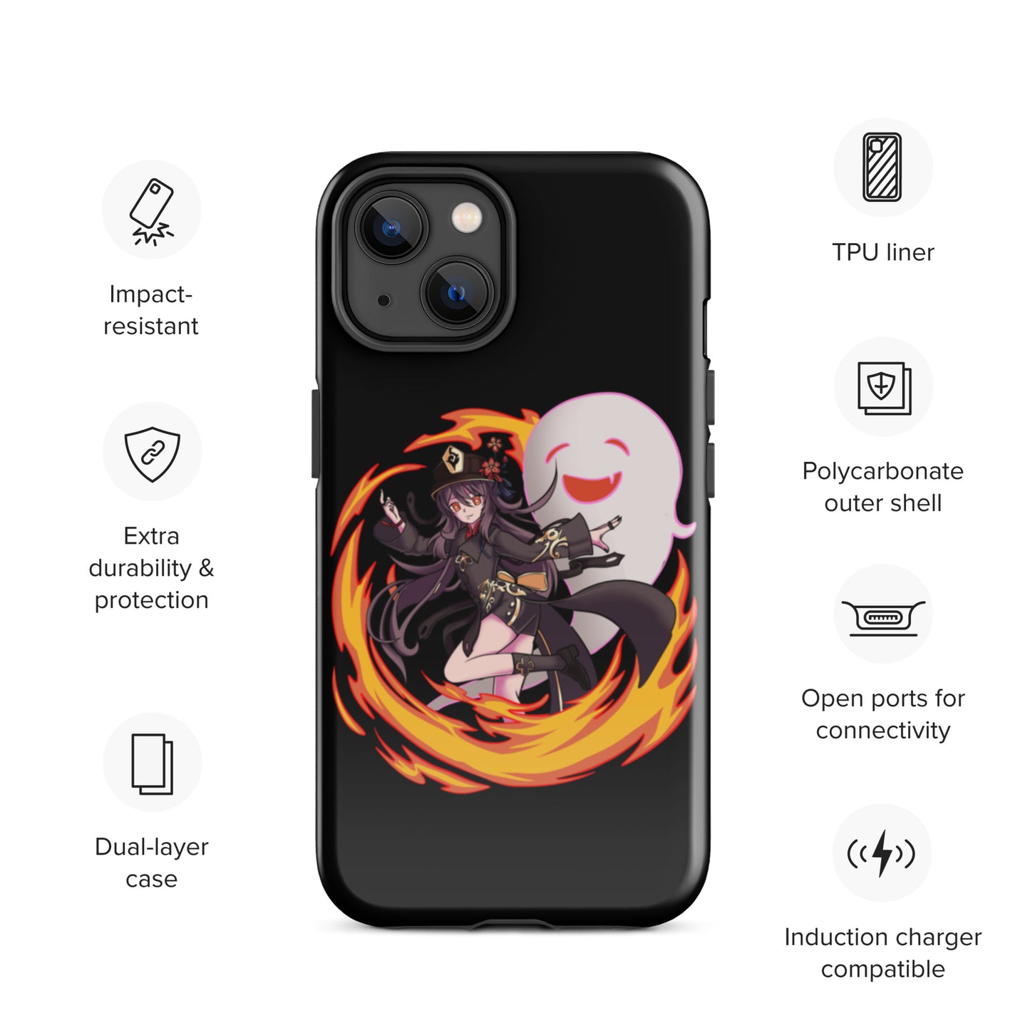 Fiery Funeral Director iPhone® Tough Case