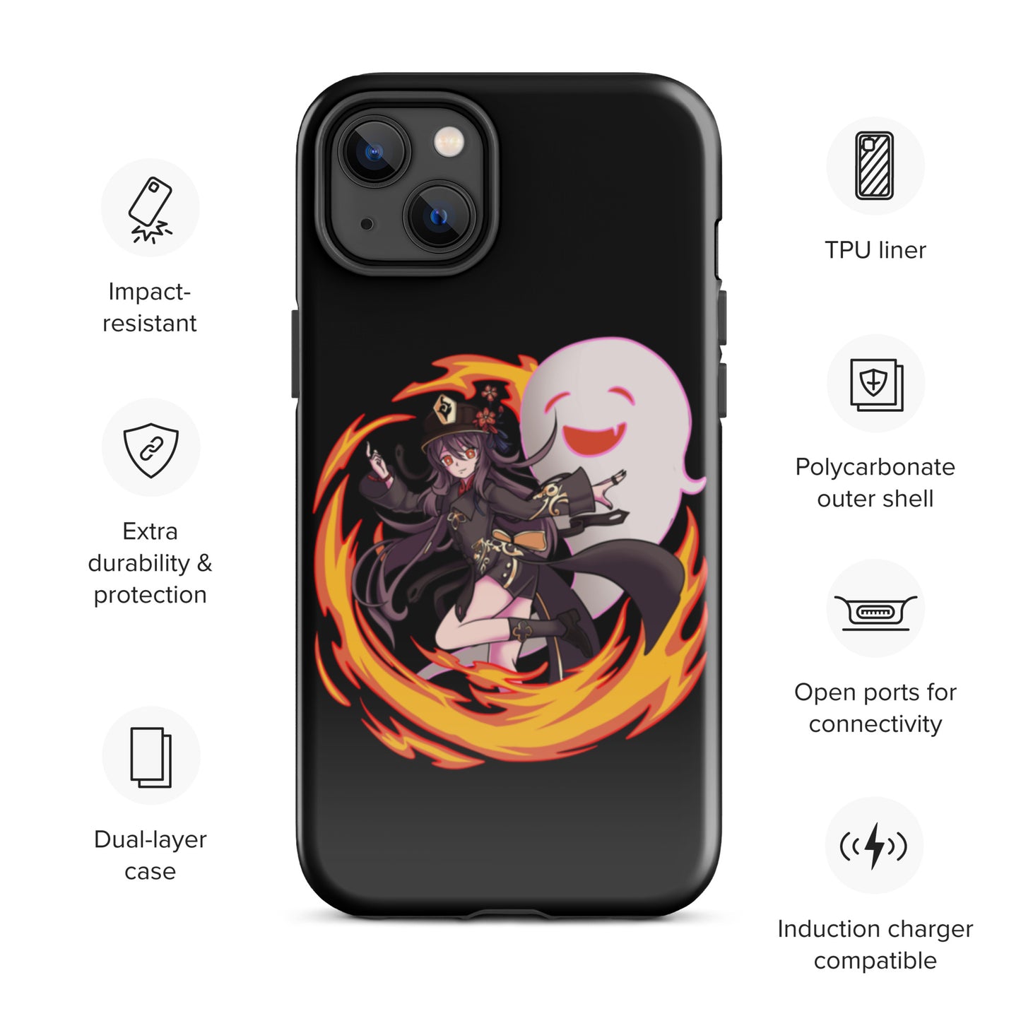 Fiery Funeral Director iPhone® Tough Case