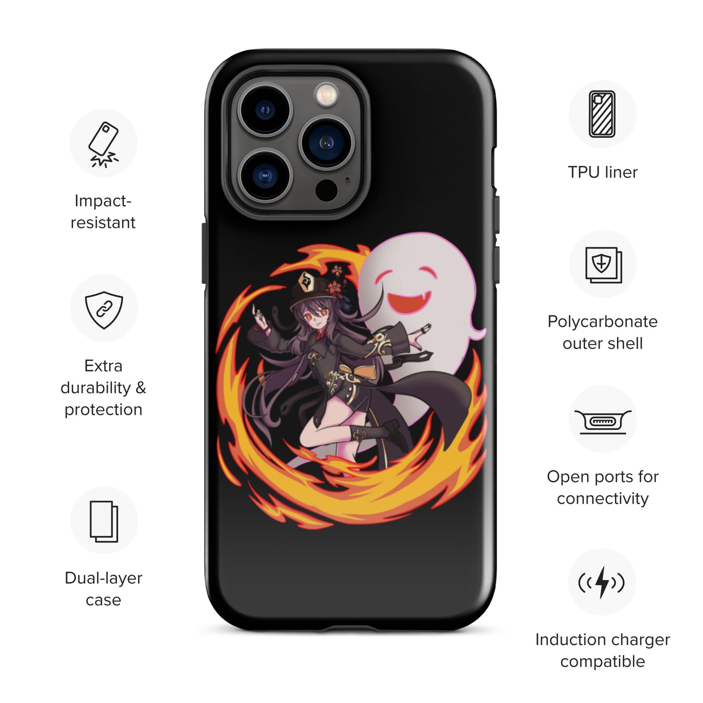 Fiery Funeral Director iPhone® Tough Case