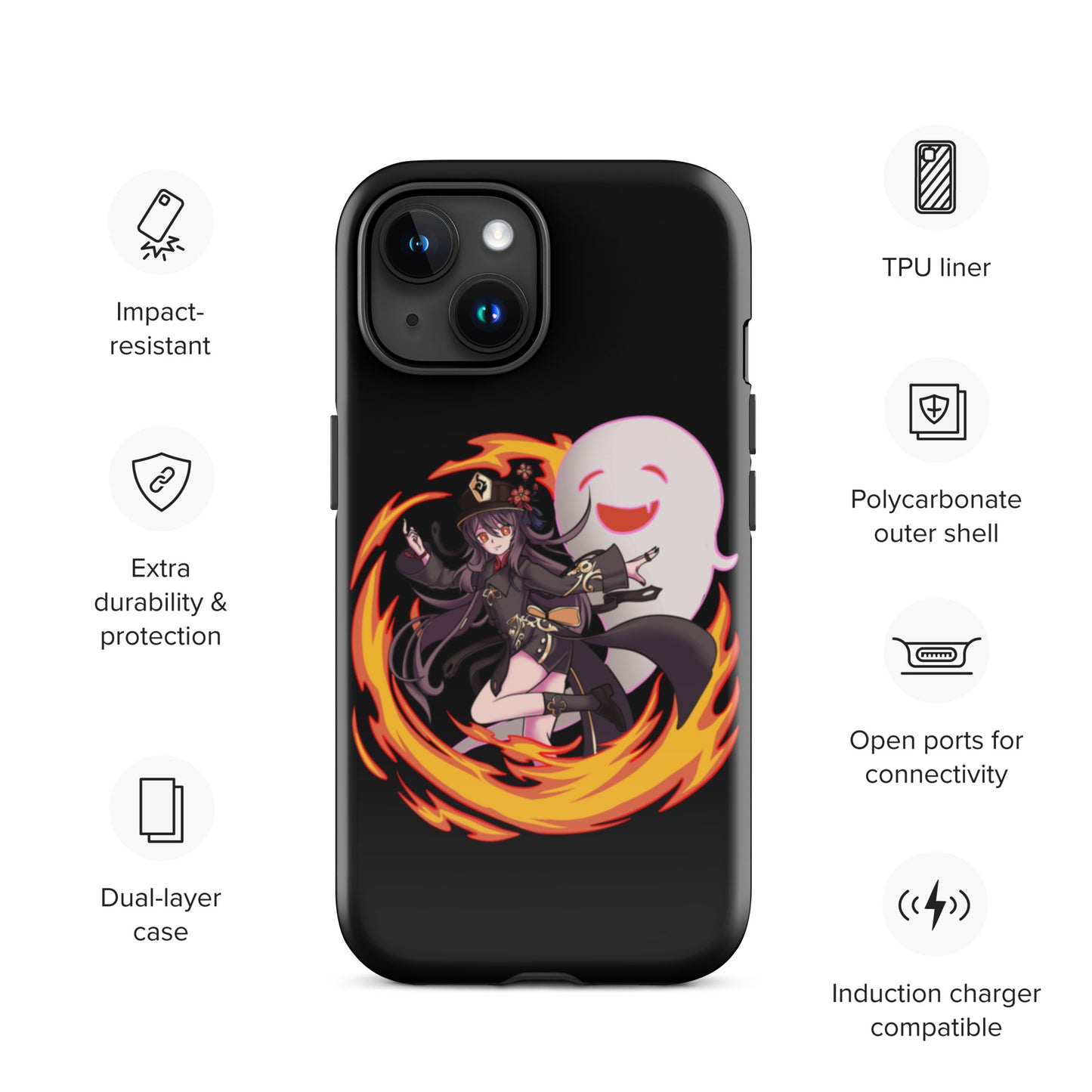 Fiery Funeral Director iPhone® Tough Case