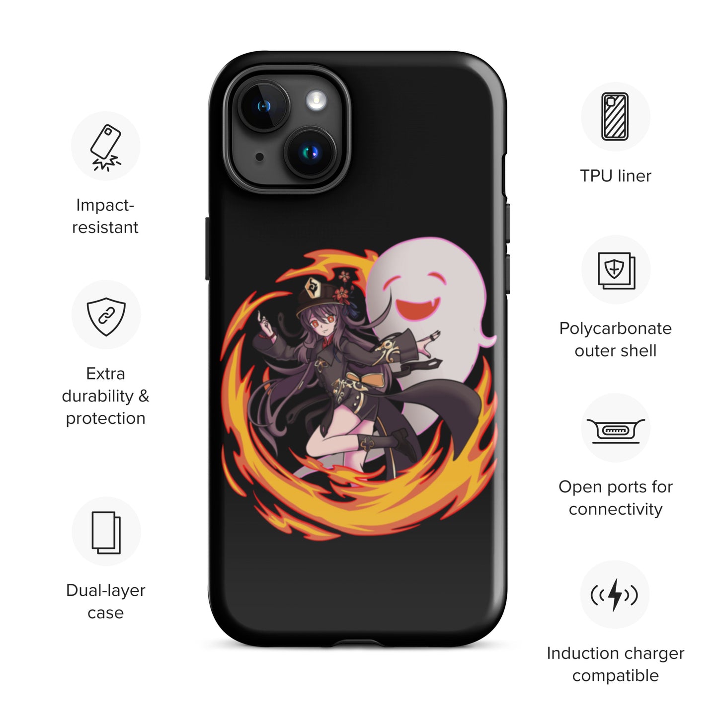 Fiery Funeral Director iPhone® Tough Case