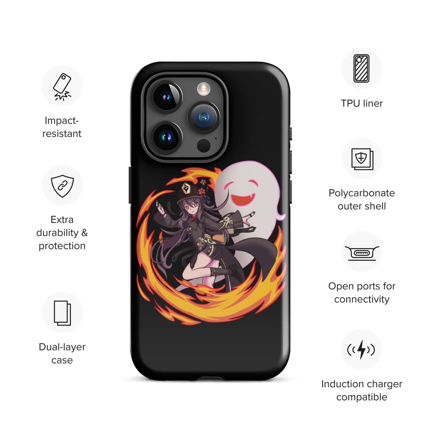 Fiery Funeral Director iPhone® Tough Case