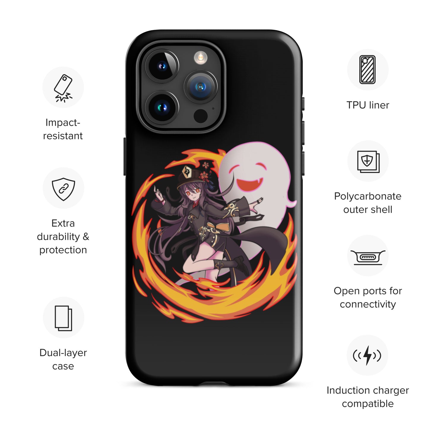 Fiery Funeral Director iPhone® Tough Case